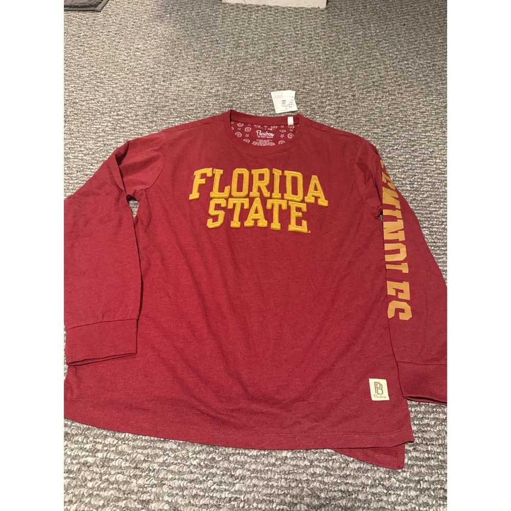 Pressbox Florida State Seminoles Long Sleeve T-Shirt Garnet XL‎ FSU NCAA Women